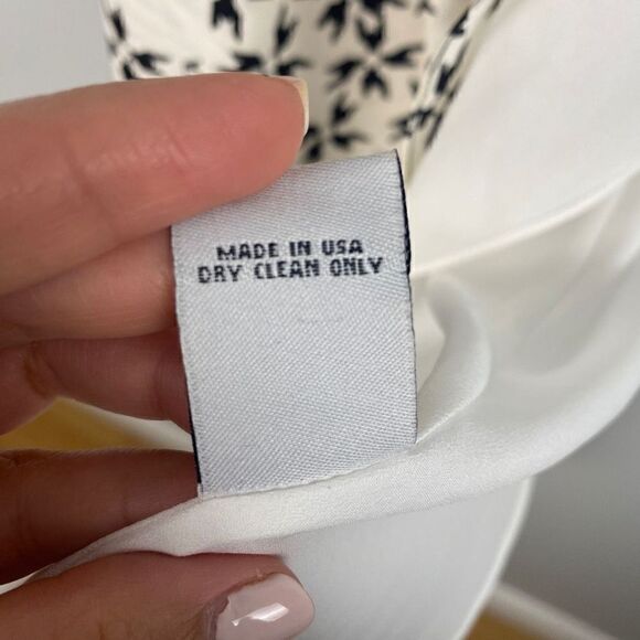 Tanya Taylor Asymmetrical Floral 100% Silk Midi Dress - Picture 7 of 13